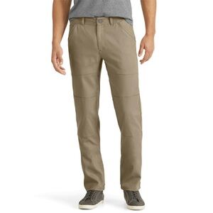 Nau Kush Utility Pant Dark Khaki Organic Cotton Hemp Blend Double Knee Neutral